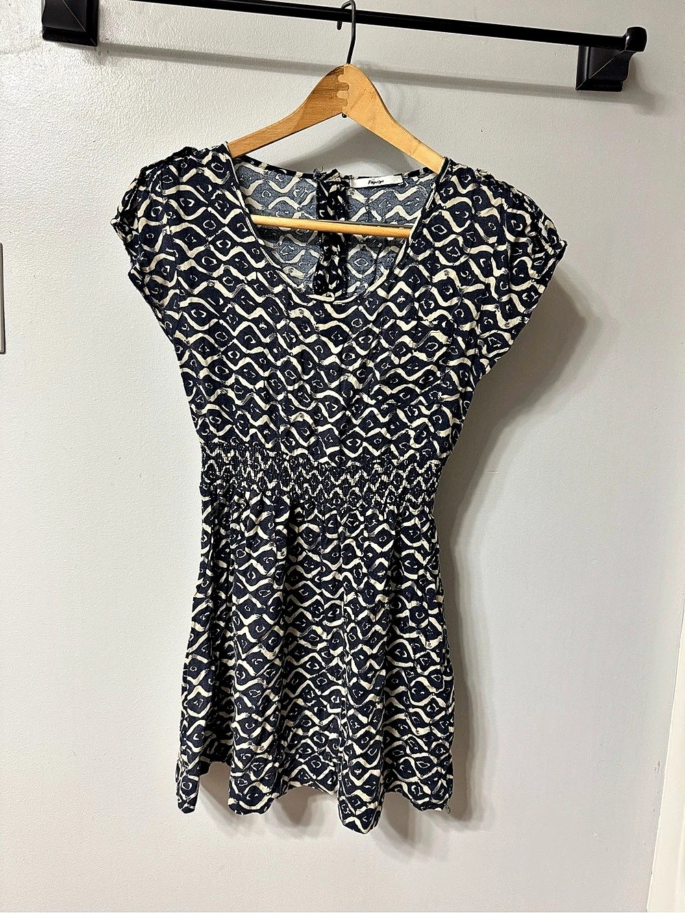 Geometric print dress